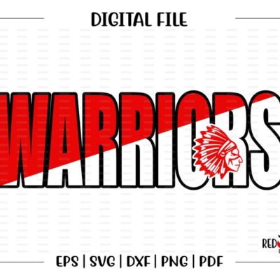 6169 Warrior svg Warriors svg Warrior Warriors Clipart svg dxf eps png pdf sublimation cut file htv vector digital