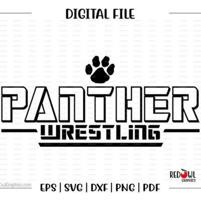 6173 Wrestling svg Panther Wrestling svg Panther Panthers Wrestling Mom svg dxf eps png pdf sublimation cut file htv