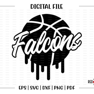 6180 Basketball svg Falcon Basketball Falcon Falcons Basketball svg dxf eps png pdf sublimation cut file htv vector digital