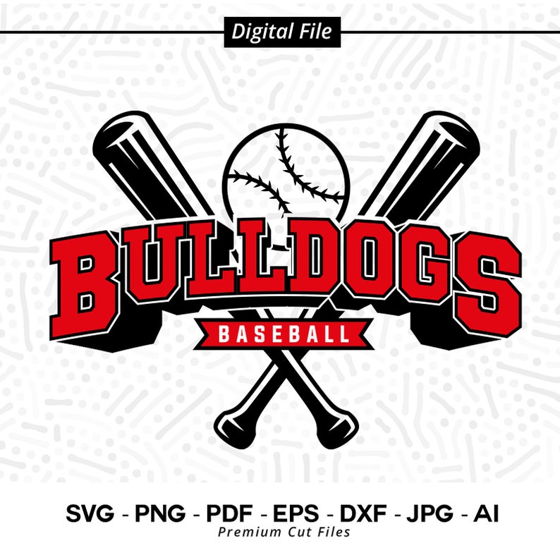 620 Bulldogs Baseball SVG PNG Baseball svg Bulldogs svg Baseball Shirt svg Baseball Mom svg Bulldogs Pride svg Bulldogs Cheer svg Cut File