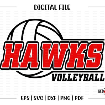 6211 Volleyball svg Hawks Volleyball svg Hawk Hawks Volleyball svg dxf eps png pdf sublimation cut file htv vector digital