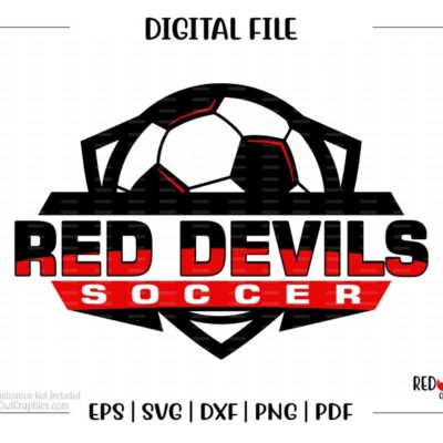 6216 Soccer svg Red Devil Soccer svg Red Devil Devils Soccer svg dxf eps png pdf sublimation cut file htv vector digital