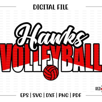 6261 Volleyball svg Hawks Volleyball svg Hawk Hawks Volleyball svg dxf eps png pdf sublimation cut file htv vector digital