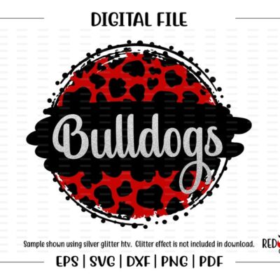 6296 Bulldog svg Bulldogs svg Bulldog Bulldogs leopard cheetah svg dxf eps png pdf sublimation cut file htv vector digital clipart