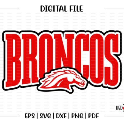 6314 Bronco svg Broncos svg Bronco Broncos clipart design Mascot svg dxf eps png pdf sublimation cut file htv vector digital