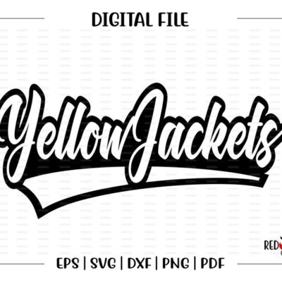 6320 Jackets svg Yellowjackets svg Jacket Jackets yellowjackets svg dxf eps png pdf sublimation cut file htv vector digital