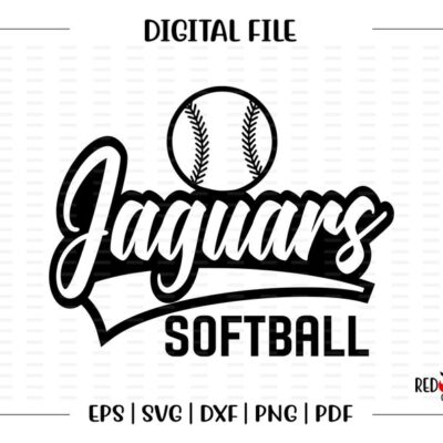 6331 Softball svg Jaguar Softball svg Jaguar Jaguars Softball svg dxf eps png pdf sublimation cut file htv vector digital