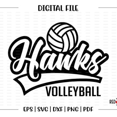 6351 Volleyball svg Hawks Volleyball svg Hawk Hawks Volleyball svg dxf eps png pdf sublimation cut file htv vector digital