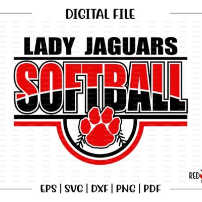 6385 Jaguar Softball svg Softball svg Jaguar svg Jaguars Softball svg dxf eps png pdf sublimation cut file htv vector digital