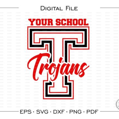 6431 Trojan svg Trojans svg Trojan Trojans Mascot School svg dxf eps png pdf sublimation cut file htv