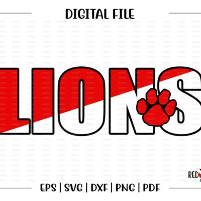 6444 Lion svg Lions svg Lion Lions svg dxf eps png pdf sublimation cut file htv vector digital