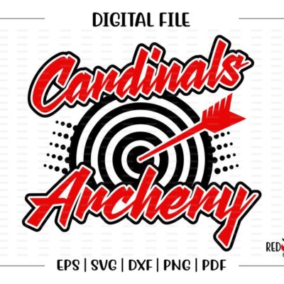 6474 Archery svg Cardinal svg Archery Cardinal Archery Cardinal Cardinals svg dxf eps png pdf sublimation cut file htv