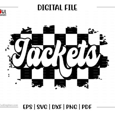 6522 Jackets svg Yellowjackets svg Jacket Jackets yellowjackets svg dxf eps png pdf sublimation cut file htv clipart design