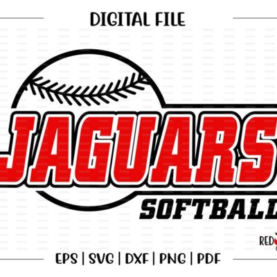 6549 Softball svg Jaguar Softball svg Jaguar Jaguars Softball svg dxf eps png pdf sublimation cut file htv vector digital