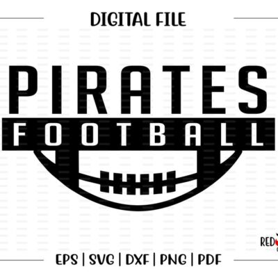 6600 Football svg Pirate Football svg Pirate Pirates Football svg dxf eps png pdf sublimation image design clipart