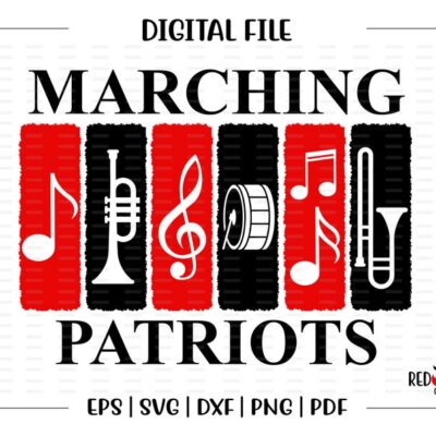 6603 Marching Band svg Patriots Band svg Patriot Band Marching Marching Wolf svg dxf eps png pdf sublimation htv clipart design