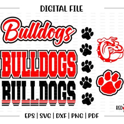 6619 Bulldog svg Bulldogs svg Bulldog Bulldogs svg dxf eps png pdf sublimation cut file htv vector digital