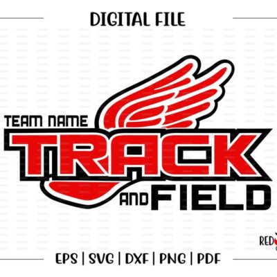 6631 Custom Personalized Track svg Track Field School Team Mascot svg dxf eps png pdf sublimation