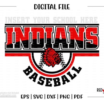 6662 Baseball svg Indian Baseball svg Indian Indians Baseball svg dxf eps png pdf sublimation cut file htv vector digital