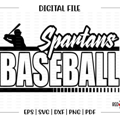 6673 Baseball svg Spartan svg Baseball Spartan Baseball Spartan Spartans svg dxf eps png pdf sublimation cut file htv