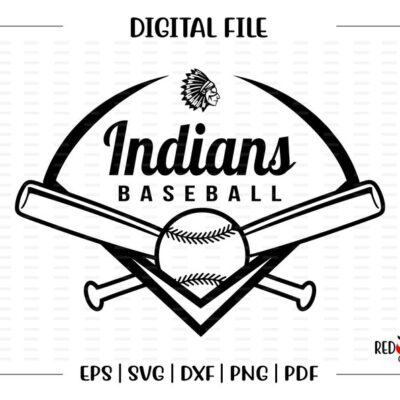 6714 Baseball svg Indian Baseball svg Indian Indians Baseball svg dxf eps png pdf sublimation cut file htv vector digital