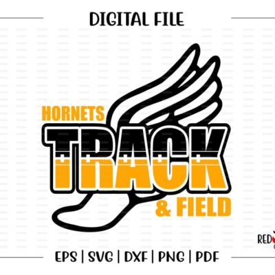 6743 Track svg Hornet Track svg Hornet Hornets Track Field svg dxf eps png pdf sublimation cut file htv vector digital