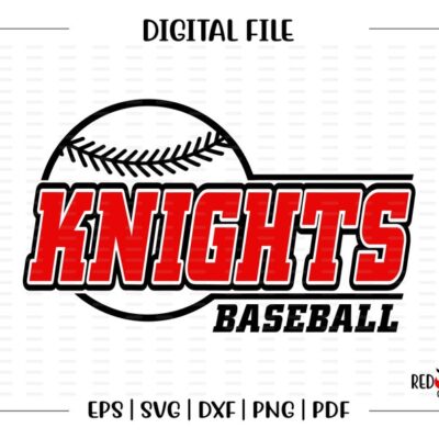 6751 Baseball svg Knights svg Baseball Knight Baseball Knight Knights svg dxf eps png pdf sublimation cut file htv