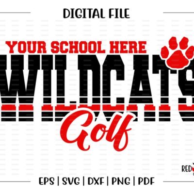 6771 Golf svg Wildcat Golf svg Wildcat Wildcats Golf Wildcat Golf svg dxf eps png pdf sublimation cut file htv