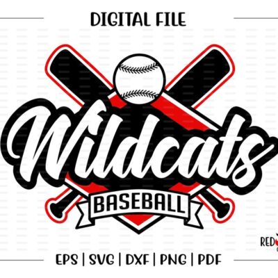 6775 Baseball svg Wildcat Baseball svg Wildcat Wildcats Baseball svg dxf eps png pdf sublimation cut file htv vector digital