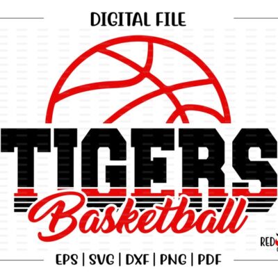 6791 Basketball svg Tiger Basketball svg Tiger Tigers Basketball svg dxf eps png pdf sublimation cut file htv vector digital