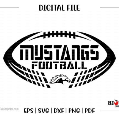 6797 Football svg Mustang Football Mustang Mustangs Football svg dxf eps png pdf sublimation cut file htv vector digital htv