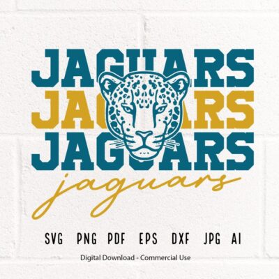 683 Jaguars SVG PNG Jaguars Face svg Jaguars Mascot svg Jaguars Shirt svg Jaguars Cheer svg Jaguars Vibes svg School Spirit svg