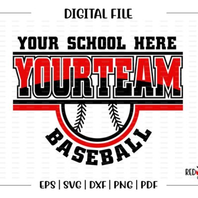 6834 Custom Personalized Baseball svg Baseball Softball svg Softball School Team Mascot svg dxf eps png pdf sublimation