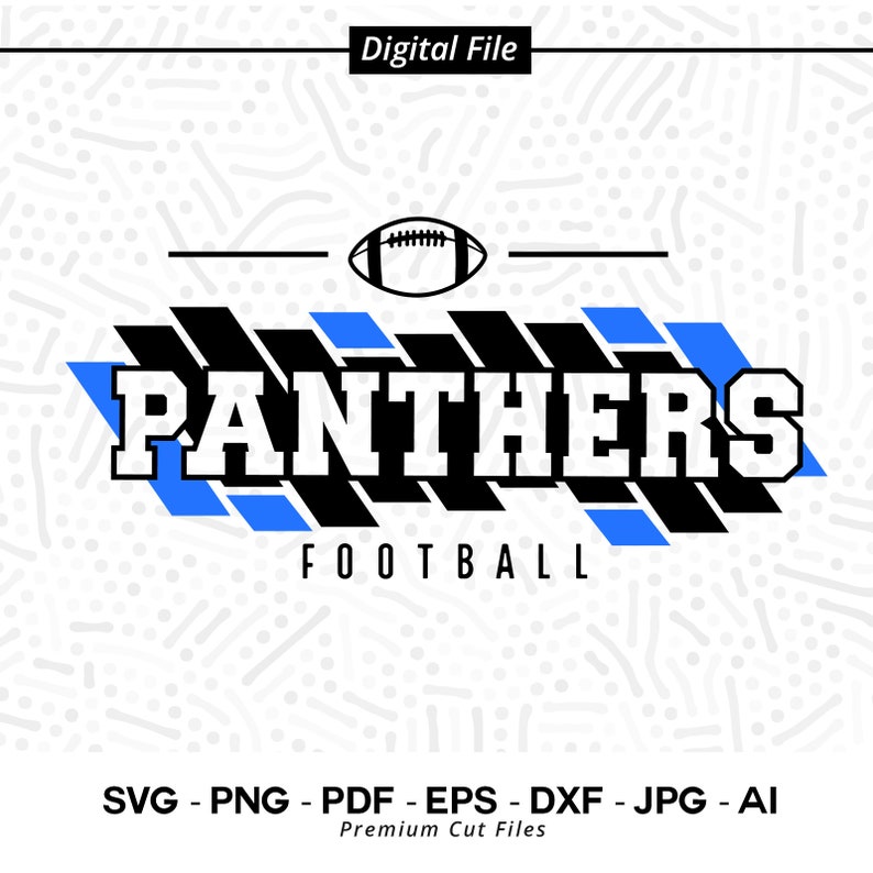 688 Panthers Svg Football Svg Panthers Football SVG PNG Panthers Shirt Svg Panthers Cheer Svg Panthers Vibes Svg Cricut