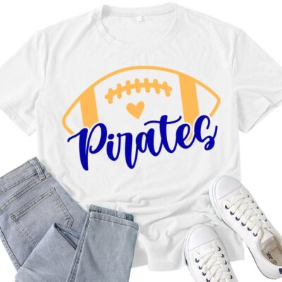 688 Pirates Football SVG Pirates svg Pirates Shirt svg Pirates Mascot svg Pirates Pride Pirates Cheer Sport Mama svg Football Mom svg Cricut