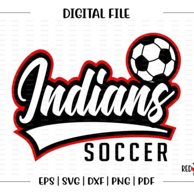 6883 Soccer svg Indian Soccer svg Indian Indians Soccer svg dxf eps png pdf sublimation cut file htv vector digital