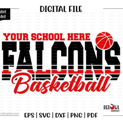 6884 Basketball svg Falcon Basketball Falcon Falcons Basketball svg dxf eps png pdf sublimation cut file htv vector digital