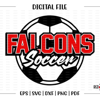 6899 Soccer svg Falcon Soccer svg Falcon Falcons Soccer svg dxf eps png pdf sublimation cut file htv vector digital