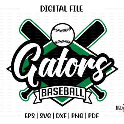 6915 Gator Baseball svg Baseball svg Gator Gators Baseball svg dxf eps png pdf sublimation cut file htv vector digital clipart