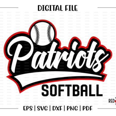 6951 Patriot Softball svg Softball svg Patriot Patriots Softball design svg dxf eps png pdf sublimation cut file htv vector digital