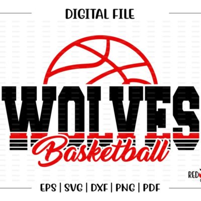 6959 Basketball svg Wolves Basketball Wolves Wolf Basketball svg dxf eps png pdf sublimation cut file htv vector digital