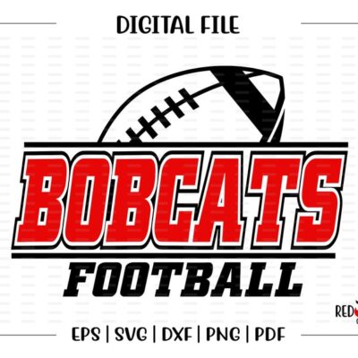 6977 Bobcat Football svg Football svg Bobcat Bobcats Bobcats Football Football svg dxf eps png pdf sublimation