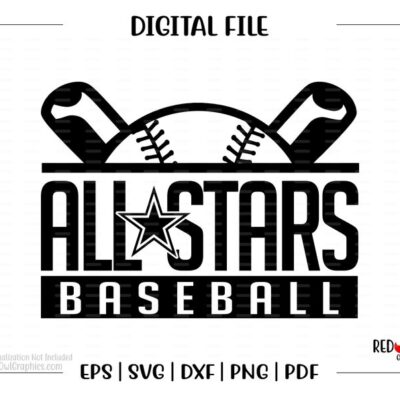 7029 All Star svg All Star svg Baseball svg Baseball All Stars All Stars svg dxf eps png pdf sublimation cut file htv clipart design