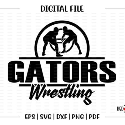 7036 Gator Wrestling svg Wrestling svg Gator Gators Wrestling Mom svg dxf eps png pdf sublimation cut file htv