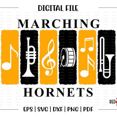 7046 Marching Band svg Hornet Band svg Hornet Hornets Band Marching Marching Hornet svg dxf eps png pdf sublimation cut file htv