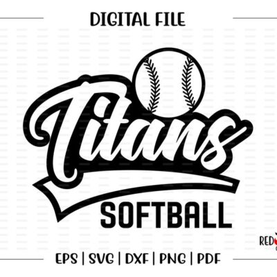 7086 Softball svg Titan Softball svg Titan Titans Softball svg dxf eps png pdf sublimation cut file htv vector digital clipart