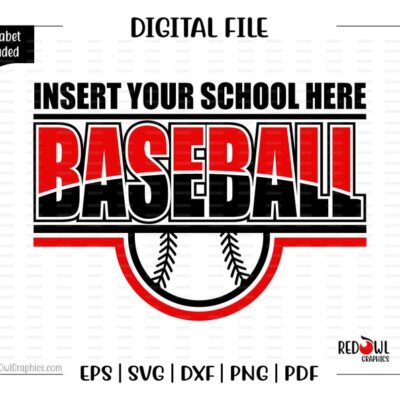 7114 Baseball svg Baseball png Baseball eps Baseball pdf School Mascot svg dxf eps png pdf sublimation cut file htv vector digital