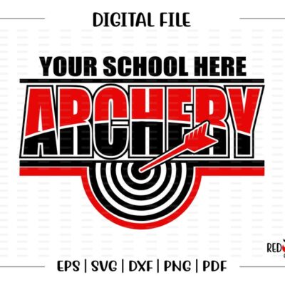 7129 Custom Personalized Archery svg Archer svg Archery Team School htv svg dxf eps png pdf sublimation