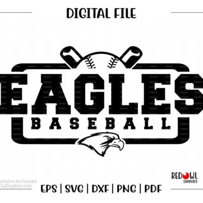 7155 Eagle Baseball svg Baseball svg Eagle Eagles Baseball vector clipart design svg dxf eps png pdf sublimation cut file htv