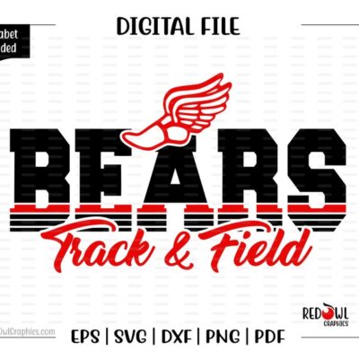 7180 Track svg Bear Track svg Bear Bears Track svg dxf eps png pdf sublimation cut file htv vector digital clipart design